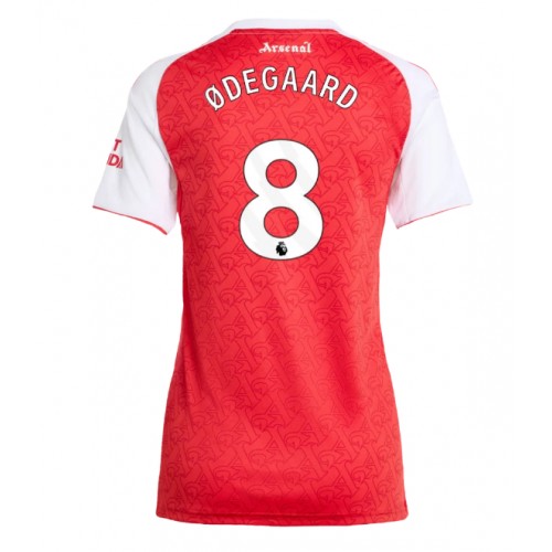 Ženski Nogometni dresi Arsenal Martin Odegaard #8 Domači 2025-26 Kratek Rokav
